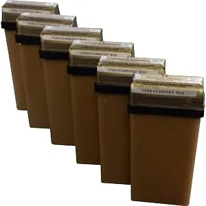 Beauty Image Champagne Strawberry Warm Wax Roll On - Pack of 6 Strawberry-Champagne 6 - Glamour Gold