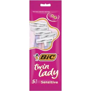 BIC Twin Lady Sensitive Razor - Pack of 5 5 count (Pack of 1) - product information 2