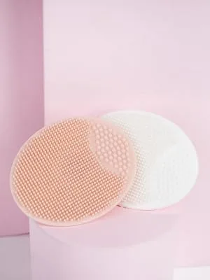 Brushworks Silicone Cleansing Pads - 2 Pack - cleansing pads