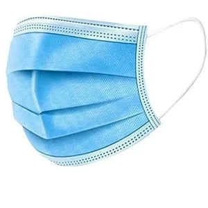 Double Dragon NHS Type IIR 3-Ply Premium Disposable Protective Face Masks 50-Piece Pack Light Blue One Size - product information 2