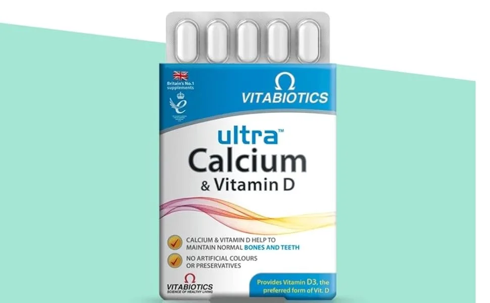 Vitabiotics Ultra Calcium with Vitamin D Tablets Pack of 30 - product information 2