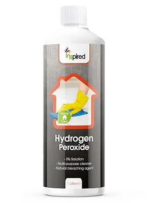Inspired - Hydrogen Peroxide 3% 1 Litre - 10 Vols Lemon 1 l (Pack of 1) - Inspired - Hydrogen Peroxide 3% - 1 Litre