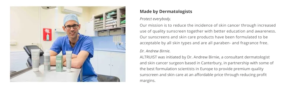 Altruist Dermatologist Anti Redness and Pigmentation SPF50 Tinted Face Cream Unscented 30 ml (Pack of 1) Anti Redness & Pigmentation - altruist