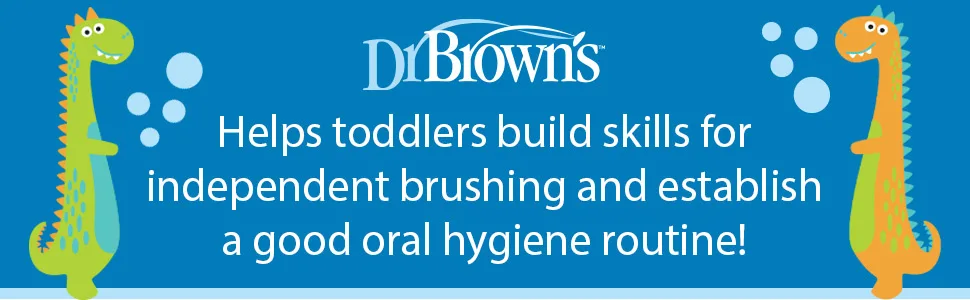 Dr. Brown s Dinosaur Toddler Toothbrush Green 1 Pack Green Dinosaur - dino toothbrush