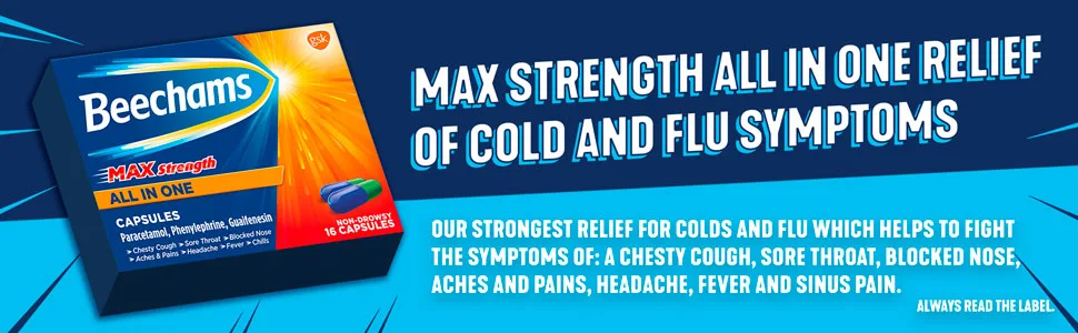 Beechams Cold & Flu Medicine Cough & Congestion Relief Capsules Max Strength All in One Capsules 16 Count - product information 2
