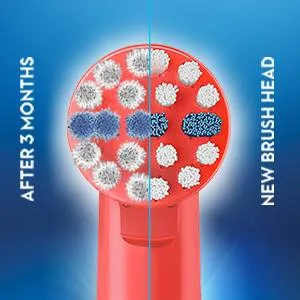 Oral-B Kids Electric Toothbrush Head with Star Wars Characters Extra Soft Bristles For Ages 3+ Pack of 4 2 Pin UK Plug - Replace the brush head