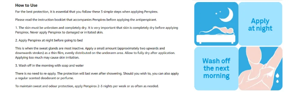 PERSPIREX for Men ExtraEffective Antiperspirant Roll On Regular Strength 20 milliliters 1 Count - HOW TO