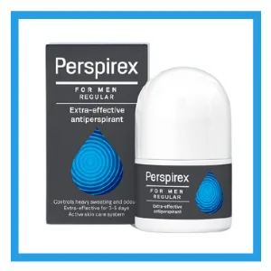 PERSPIREX for Men ExtraEffective Antiperspirant Roll On Regular Strength 20 milliliters 1 Count - REGULAR