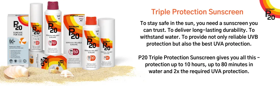 Riemann P20 Sunscreen Spf 50 Spray 100ml Standard Packaging - Range ShoT