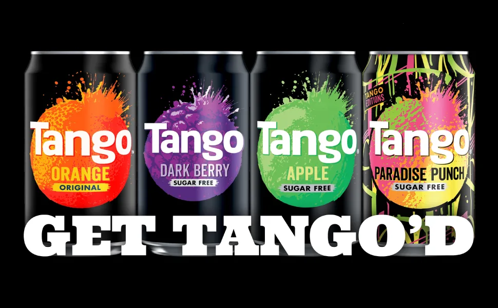 Tango Dark Berry Sugar Free 330ml (Pack of 8) Dark Berry 330ml (Pack of 8) - Tango Soft Drink