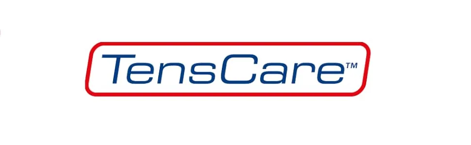 TensCare MamaTENS Replacement Electrodes with circular lead connection for the New Mama TENS model Pack of 4 - TensCare Logo Banner