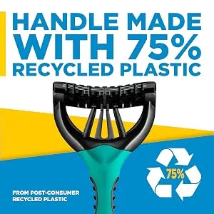WILKINSON SWORD - Xtreme 3 For Men | Sensitive | Pack of 8 Disposable Razors Grreen 8 count (Pack of 1) - Sustainable, recyclable plastic