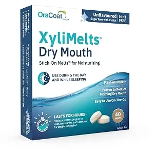 XyliMelts for Dry Mouth Mild Mint (4 Discs - Trial Pack) - XM uF