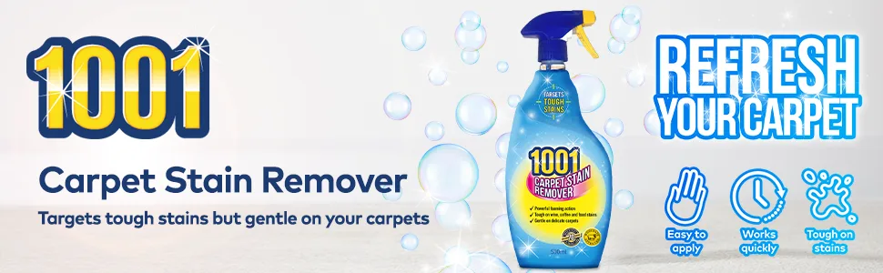 1001 Carpet Stain Remover 500ml Pack of 6 - product information 1