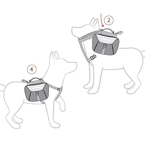 EZYDOG Dog Summit Backpack | Backpack for Hiking Dog Backpack for Small Medium and Large Dogs Padded Handle for Lifting Reflective Piping Durable Ripstop Material (S) - product information 4