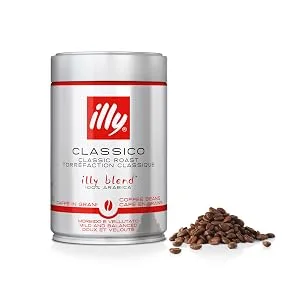 illy Coffee Classico Coffee Beans Medium Roast 100% Arabica Coffee Beans 250g (Pack of 2) Classico Medium Roast 250 g (Pack of 2) - illy