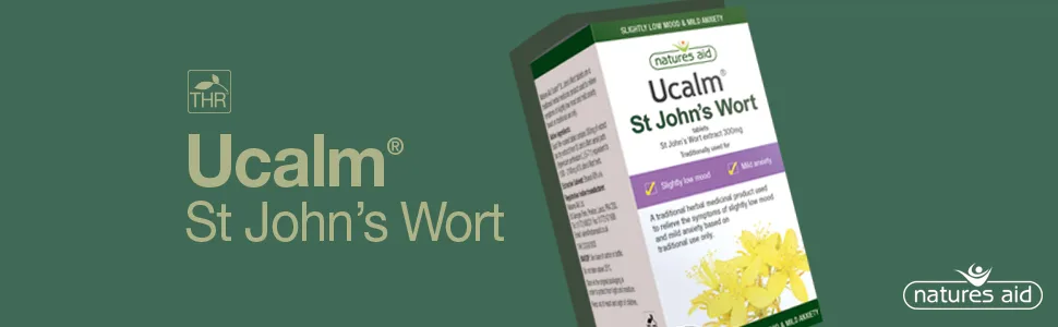 (4 PACK) - Natures Aid - Ucalm St Johns Wort | 60's | 4 PACK BUNDLE - Ucalm st johns wort