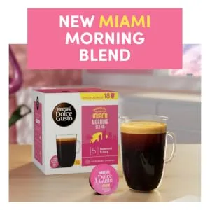 NESCAFE Dolce Gusto | Miami Morning Blend | 18 capsules | 3 Packs | 54 Cups - Pack