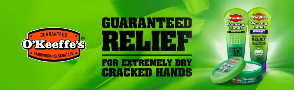 O'Keeffe's Working Hands Overnight 80ml (2 Pack) 85 g (Pack of 2) Single - Working Hands Overnight Header