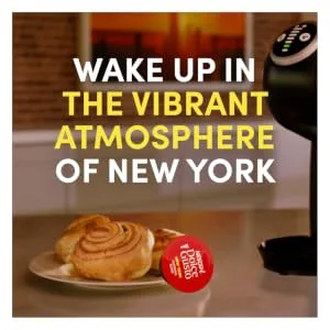 NESCAFE Dolce Gusto - New York Morning Blend - 18 capsules - 3 Packs - 54 Cups - NY Machine
