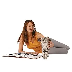 PRO PLAN VETERINARY DIETS OM Obesity Management Dry Cat Food 1.5kg (Pack of 4) - Cat and owner