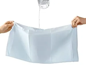 Amazon Basics Heavy Duty Dog and Puppy Training Pads Leakproof with Quick-Dry Surface X-Large Pack of 25 Blue & White X-Large (25 Count) - product information 3