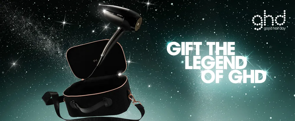 ghd Flight+ Travel Hair Dryer - Compact Lightweight Dual Voltage Powerful Drying with Luxurious Travel Case Gift Set Black - xmas flight +