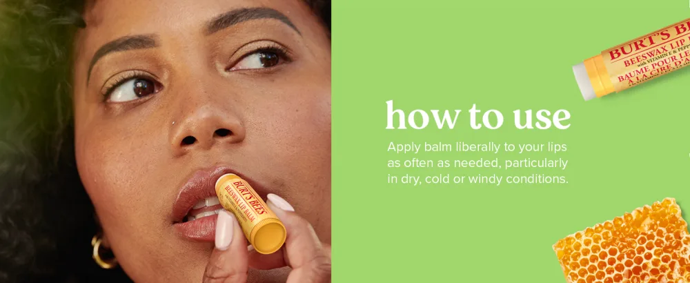 Burt's Bees Vanilla Bean Lip Balm (PACK OF 4) Fruit Vanilla 1 count (Pack of 4) - Burt