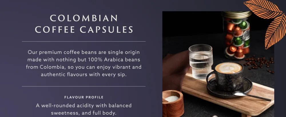 by Amazon Colombian Coffee Nespresso Compatible Aluminium Capsules Medium Roast 100 Count Pack of 10 - Rainforest Alliance Certified - product information 1