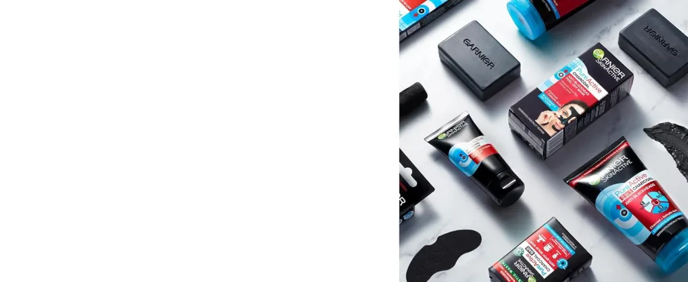 Garnier Pure Active Anti-Blackhead Charcoal Nose Strips Pack Of 4 - Try the full range