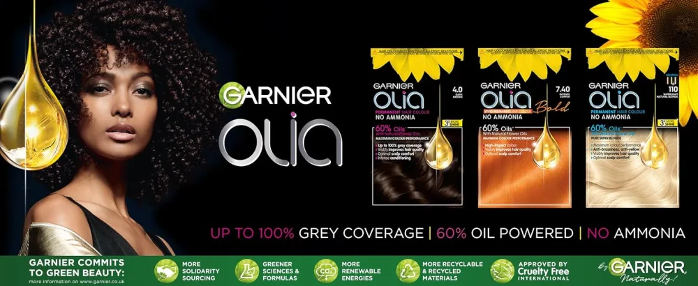Garnier Olia 9.11 Metallic Silver Permanent Hair Dye 9.11 Silver Smoke 1 count (Pack of 1) - Olia by Garnier