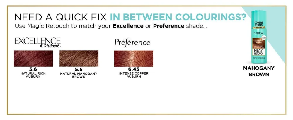 L'Or al Magic Retouch Instant Root Concealer Spray Ideal for Touching Up Grey Root Regrowth 75 ml Colour: Dark Iced Brown DARK ICED BROWN 1 count (Pack of 1) - product information 13