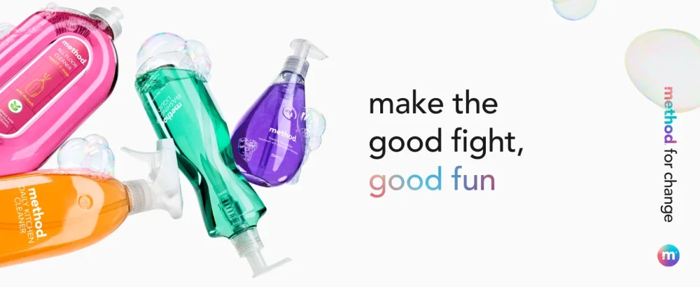 Method Antibacterial Hand Wash Refill Wild Rhubarb 1L Multipack - Method make the good fight, good fun
