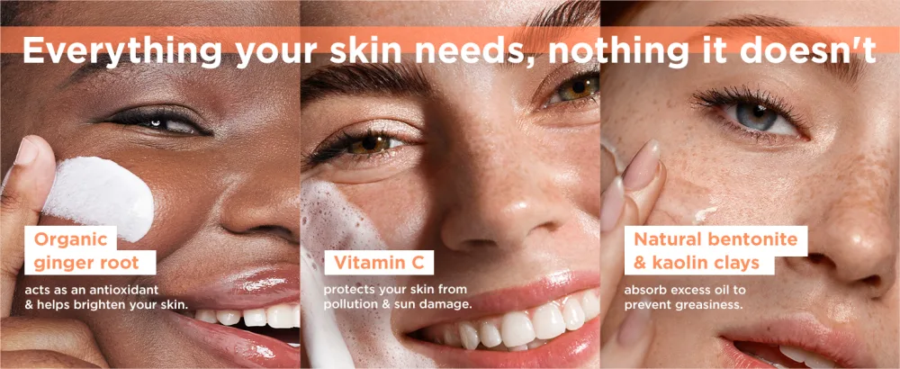 Simple Protect N Glow Instant Glow Biodegradable Wipes dermatologically tested for sensitive skin 20 wipes 20 count (Pack of 1) - Ginger root brightens skin, vitamin C offers sun damage protection, natural clays absorb excess oil