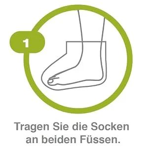 Baby Foot Foot Scrub 2 Pack Foil Socks German Language Description - Anvendung 1