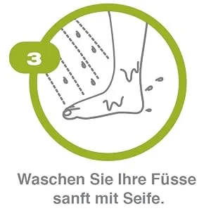 Baby Foot Foot Scrub 2 Pack Foil Socks German Language Description - anvendung 3