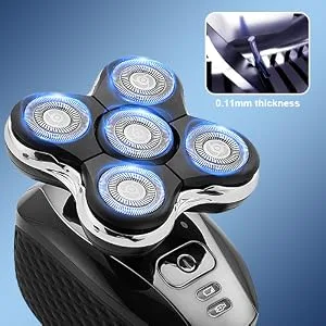 Shaver Replacment Heads Compatible with Balder RX5 Head Shaver (2 Count) - product information 3