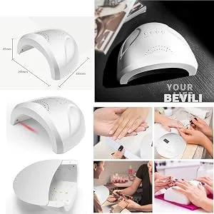 FuLanDe 48W UV Led Nail Lamp USB LED UV Light for Gel Nails with Double Power Design Curing 5 Fingernails & Toenails with Sensor 30 PCS LED Beads - product information 7