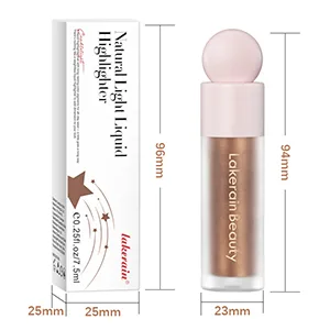Go Ho Liquid White Highlighter Makeup Natural Face Highlighter Stick Silky Smooth Light Liquid Luminizer Long Lasting Highlight Face Illuminator Make up 01 Moonlight White 01 Moonlight White 10 g (Pack of 1) - liquid highlighter