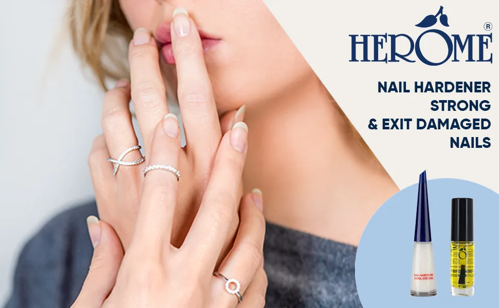 Herome Combi-Pack Exit Damaged Nails & Nail Hardener Extra Strong - Guarantees Strong Nails First Results In 8 Days - 7ml.+10ml. - E72527 EN - Header_970x600