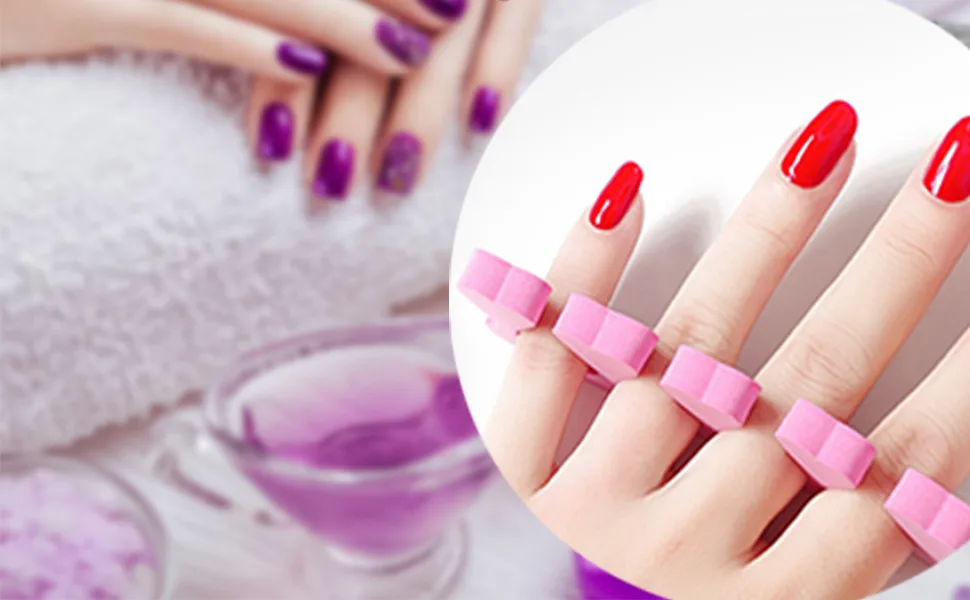 20 PCS Toe Separators Finger Spreader Set Nail Art Soft Foam Sponge Toe Separators Finger Dividers Pedicure Manicure Tools - toe separator