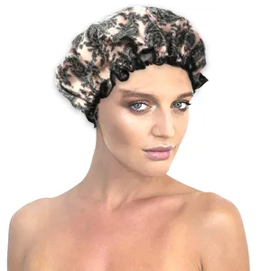 KissDate 3 Packs Double layer Shower Cap Waterproof Elastic Bath Cap for Women Shower Spa Salon (Multicolor-2) - product information 6