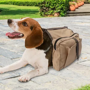 Dog Pack Hound Backpack Multi-functional Dog Outdoor Saddle Bag Travel Camping Hiking Walking Gear Pet Trail Pack for Medium & Large Dogs - CW06536-2