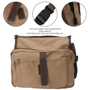 Dog Pack Hound Backpack Multi-functional Dog Outdoor Saddle Bag Travel Camping Hiking Walking Gear Pet Trail Pack for Medium & Large Dogs - CW06536-3