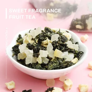 Peach Oolong Tea Bags 22 Count 66g/2.3oz Individual Fruit Tea Bags Fruit Flower Tea Drink for Morning Leisure Time Drinking - product information 4
