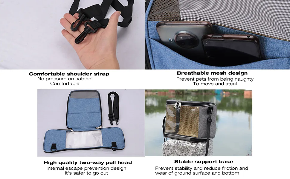 Bird Carrier Bag Bird Parrot Backpack Transparent Portable Lightweight Breathable Parrot Travel Cage for Cockatiels Parakeets Small Bird (Grey) - Bird Carrier Bag