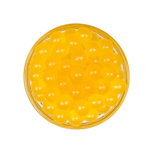 Tanoshiya Popping Boba Fruit Flavour Bursting Bubbles 1.3kg | Tapioca Pearl (Passion Fruit (Pack of 1)) - EASY TO USE