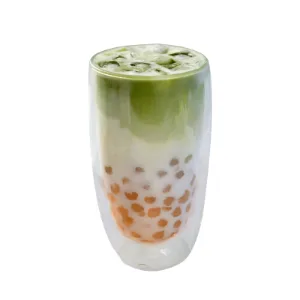Tanoshiya Lychee Popping Boba Pearls for Bubble Tea Dessert Toppings Cocktails - 1.3KG (Pack of 6) - smoothie