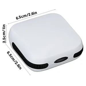 Hearing Aid Case Portable Hearing Aid Storage Case Compact Hearing Aid Storage Box Hearing Aid Protector for Hearing Aids Protective - Hearing Aid Case
