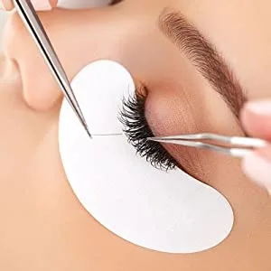 Chargenyang Under Eye Gel Pads Eyelash Extension Pads Lint Free DIY False Eyelash Lash Extension Makeup Eye Gel Patches Pack (100 Pair) - product information 3